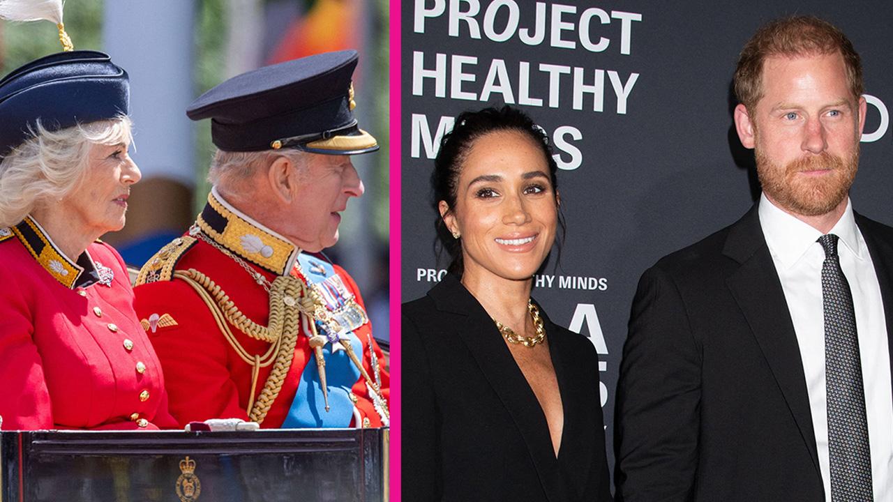 Queen Camilla,King Charles,,Meghan Markle ,Prince Harry