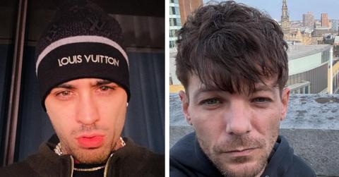 Split photo of Zayn Malik and Louis Tomlinson