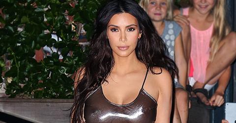 Kim Kardashian steps out in a revealing metallic outfit in NYC