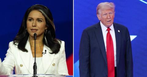 donald trump kissing tulsi gabbard