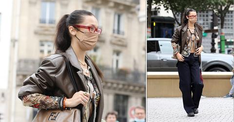 bella hadid seen in paris