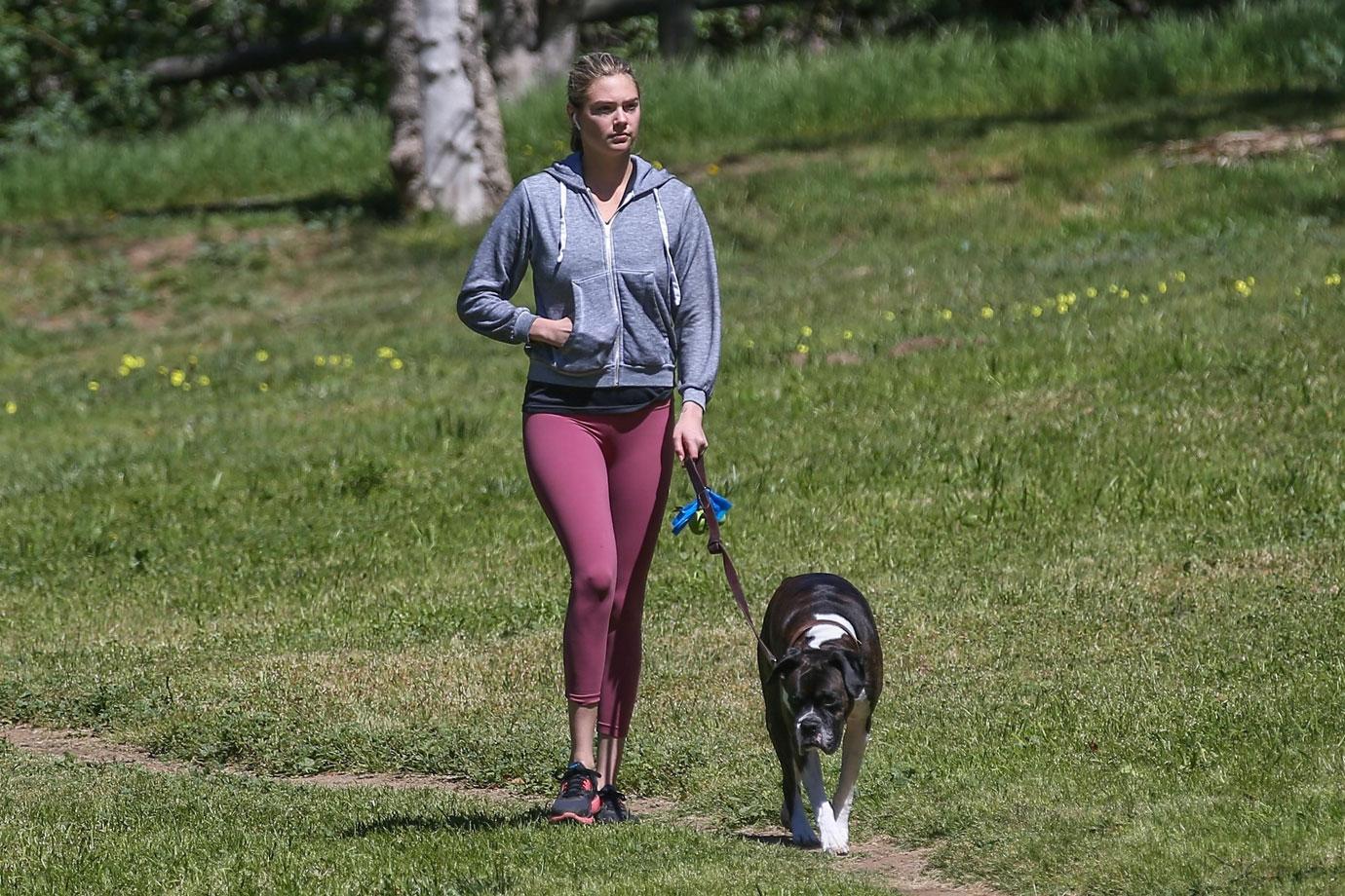 Kate upton dog walk