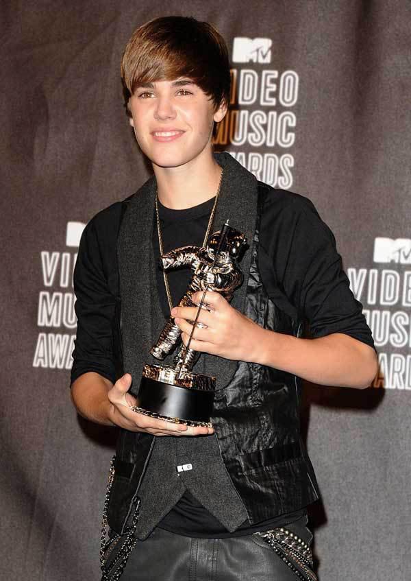 Justin bieber vma youngest