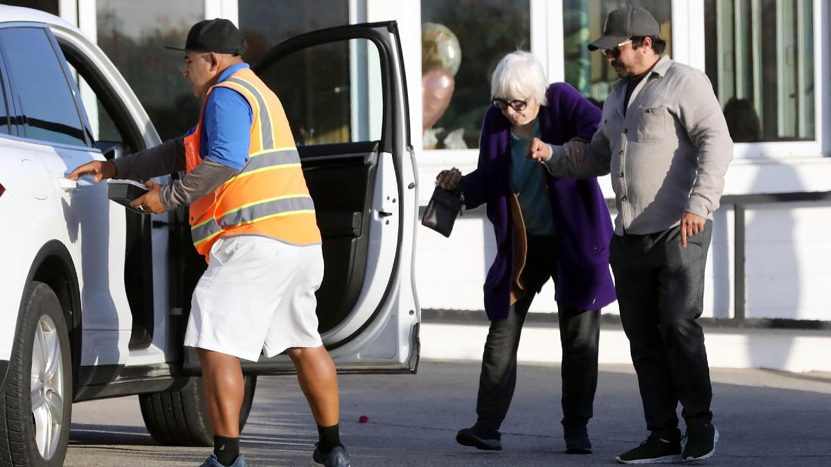 Photo of Shirley MacLaine was spotted at another Malibu restaurant earlier this month. 