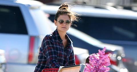 Katie Holmes takes Suri Christmas shopping at Target