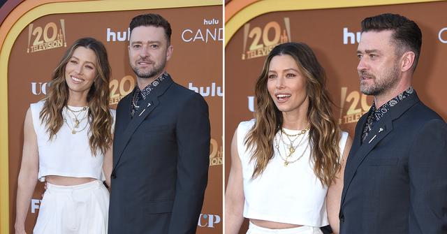 jessica biel and justin timberlake at hulus candy fyc event pp ok