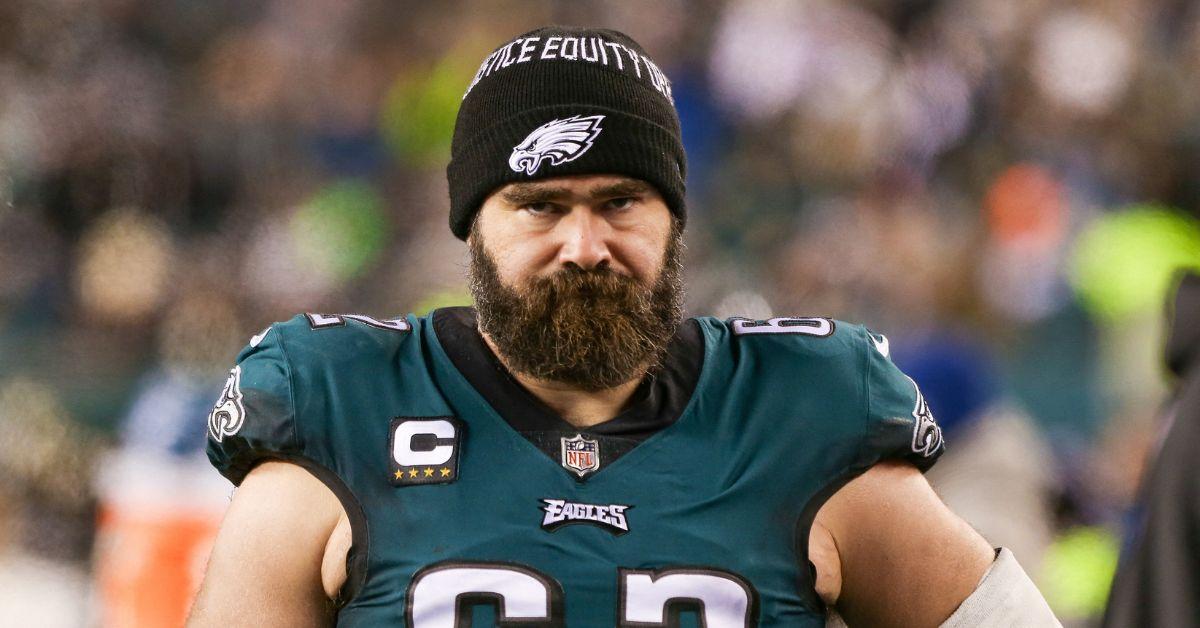 jason kelce pooped pants white