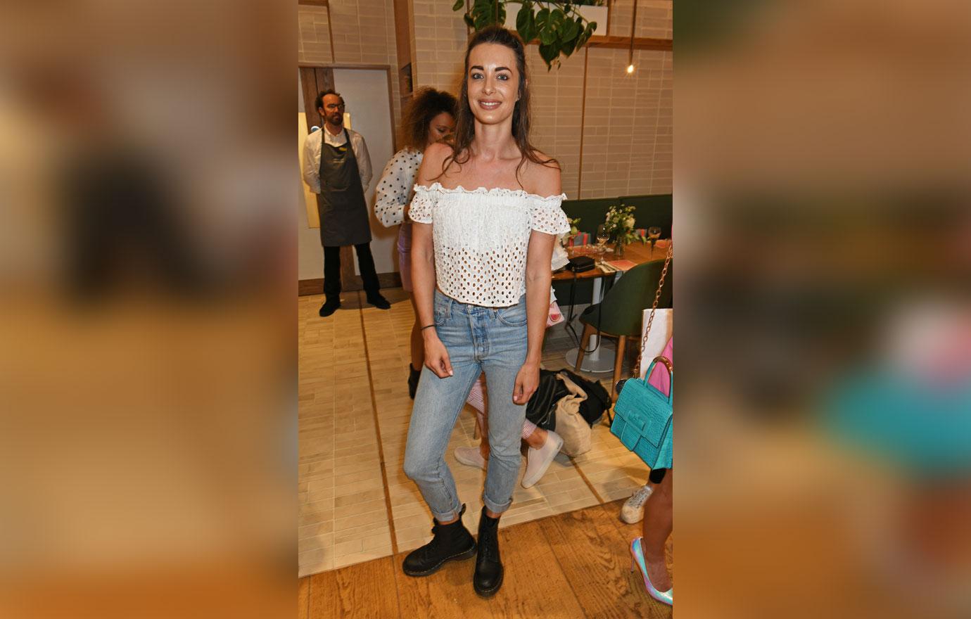 Emily Hartridge White Off The Should Top And Jeans