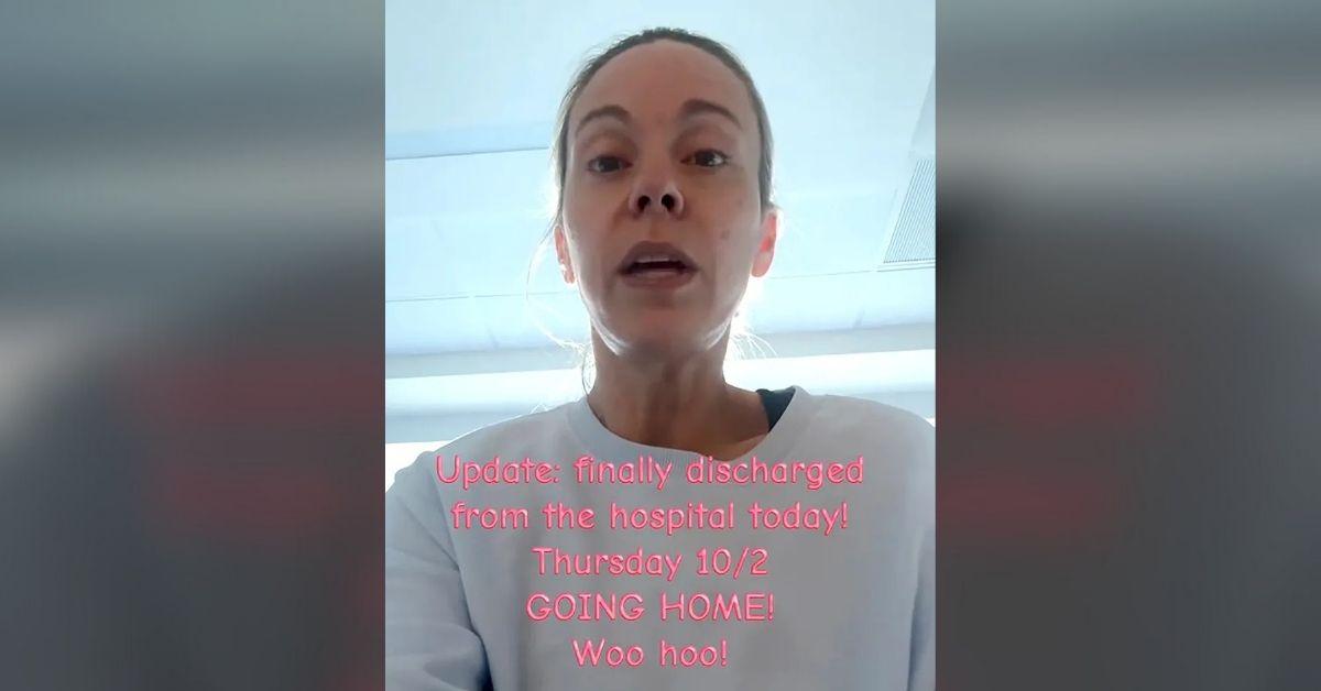Photo of Kate Gosselin addressed her leg injury after being discharged from the hospital.
