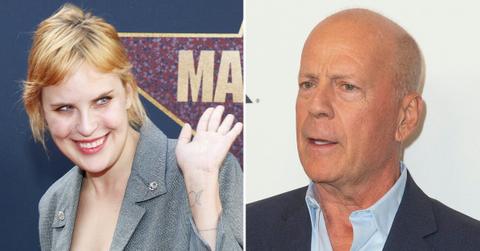 Composite photo of Tallulah Willis and Bruce Willis.