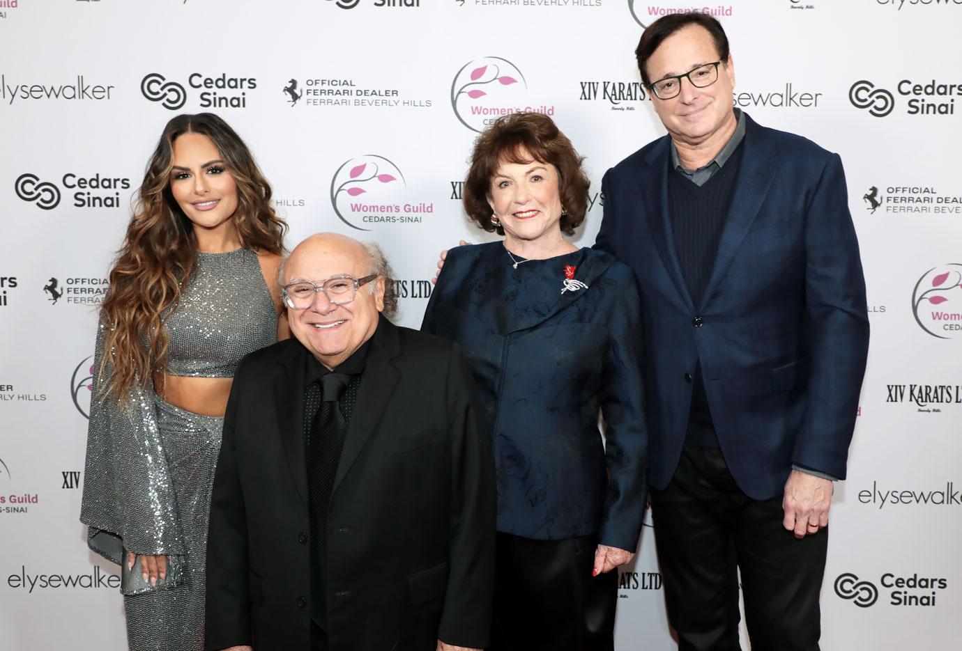 pia toscano danny devito barbara herman bob saget womens guild cedars sinai party on the piazza gala