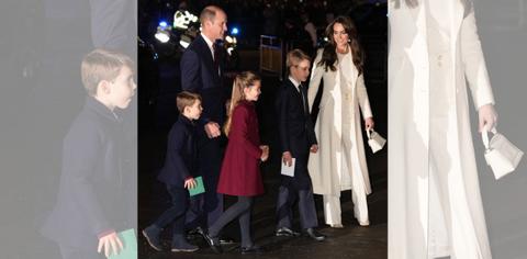 prince louis emulates princess diana wales christmas card