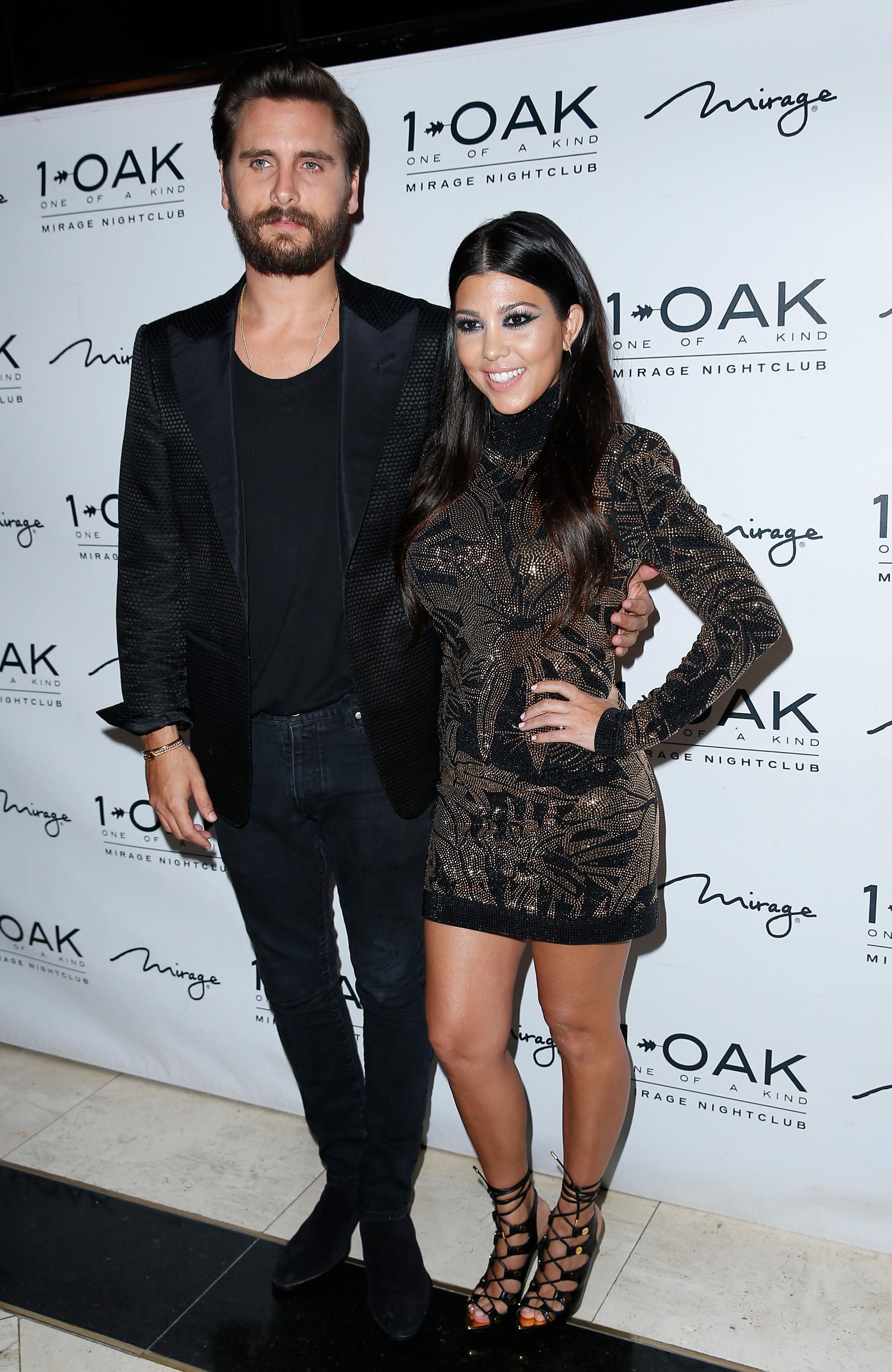 Scott Disick celebrates his birthday at 1OAK