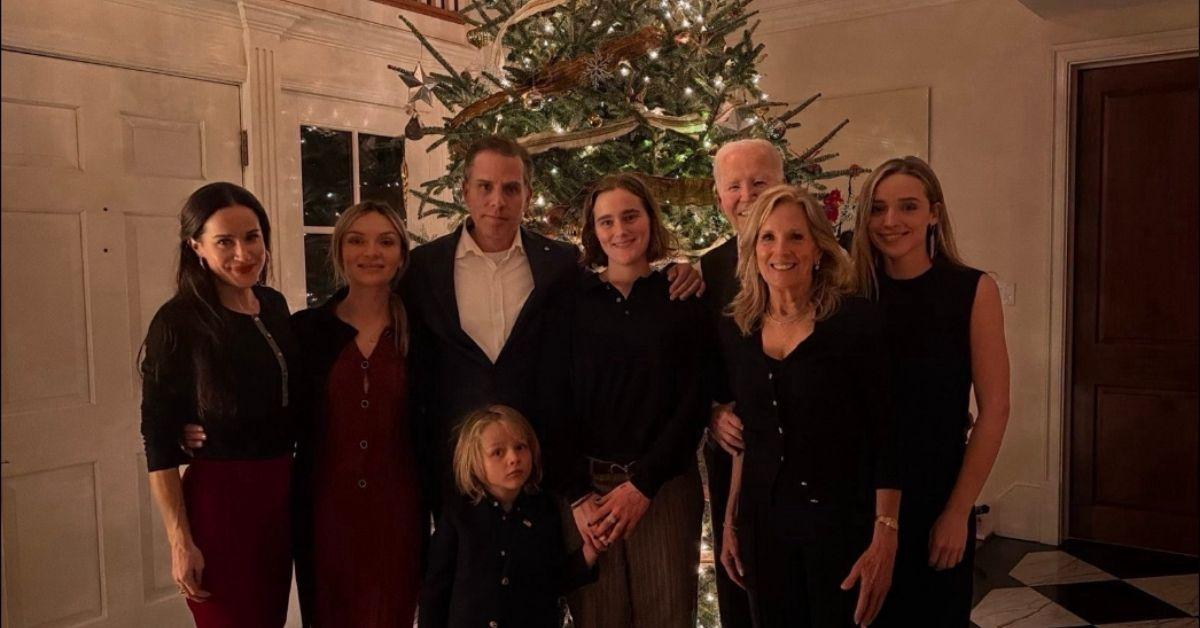 image of Joe Biden shared a Christmas Eve family photo on X.