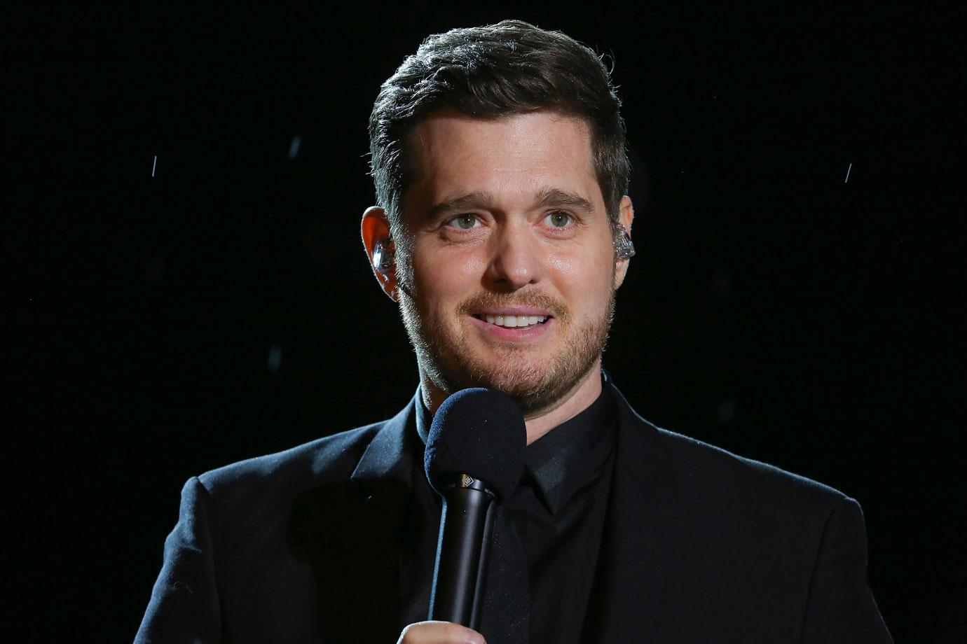 Michael Buble Performs at Allianz Stadium in Sydney