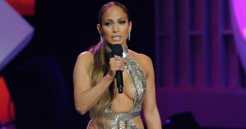 Jennifer lopez near naked billboard latin music awards