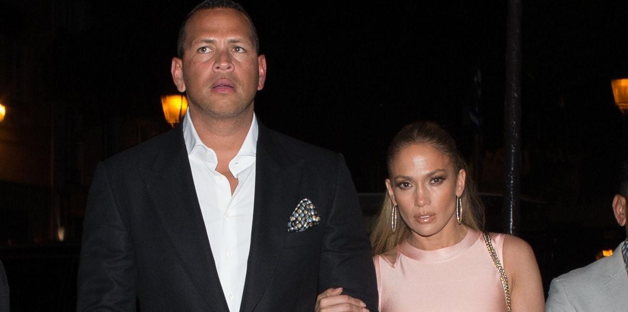 *EXCLUSIVE* Jennifer Lopez and Alex Rodriguez arrive for a date night at La Societe