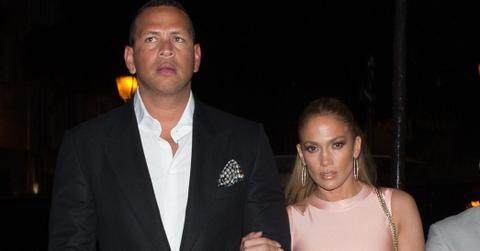 *EXCLUSIVE* Jennifer Lopez and Alex Rodriguez arrive for a date night at La Societe