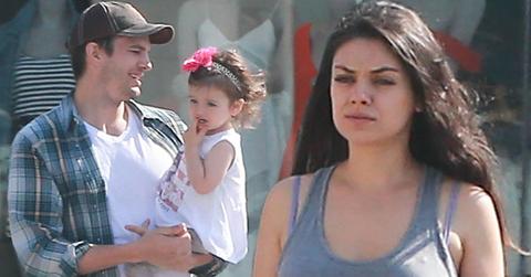 mila kunis pregnant ashton kutcher daughter wyatt