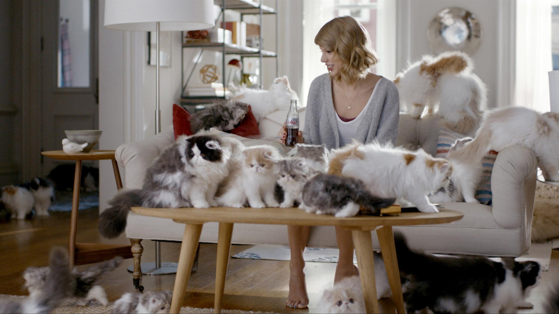 Taylor Swift stars in Diet Coke advert