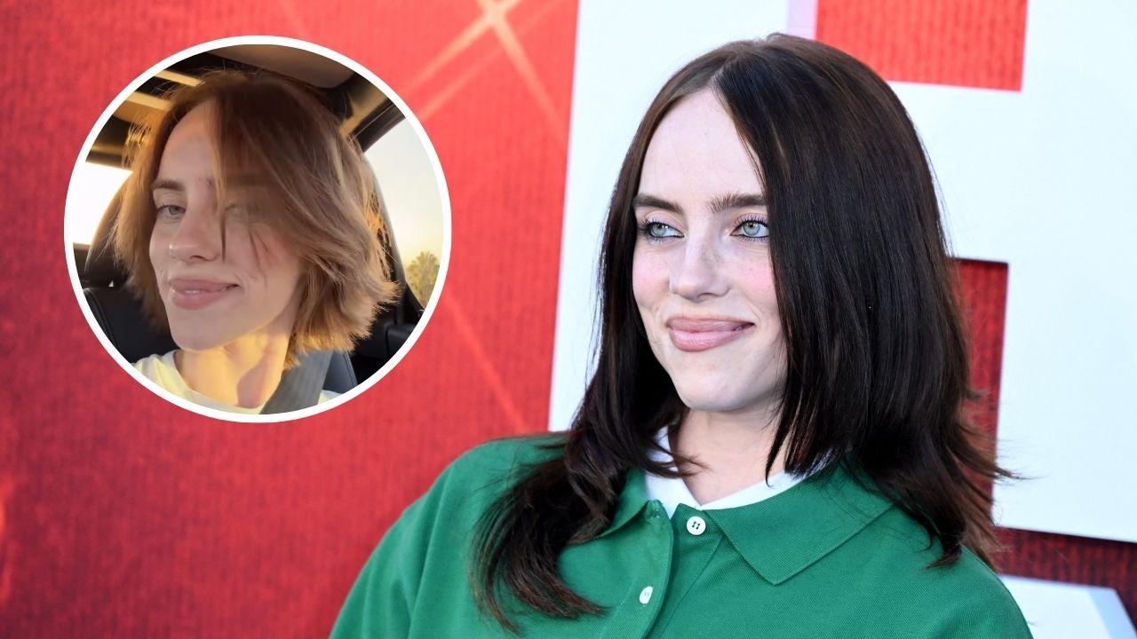 Image of Billie Eilish looked stunning as she debuted her new bob.