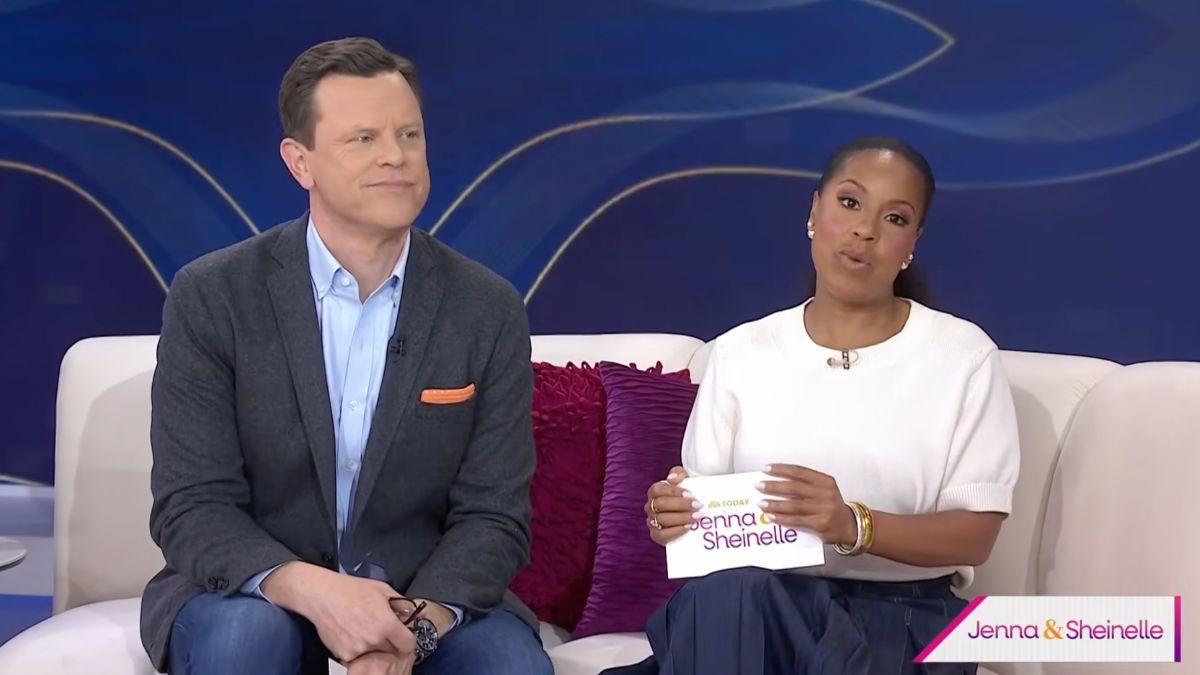 Image of Sheinelle Jones and Willie Geist discussed Jill Biden's controversial bid.