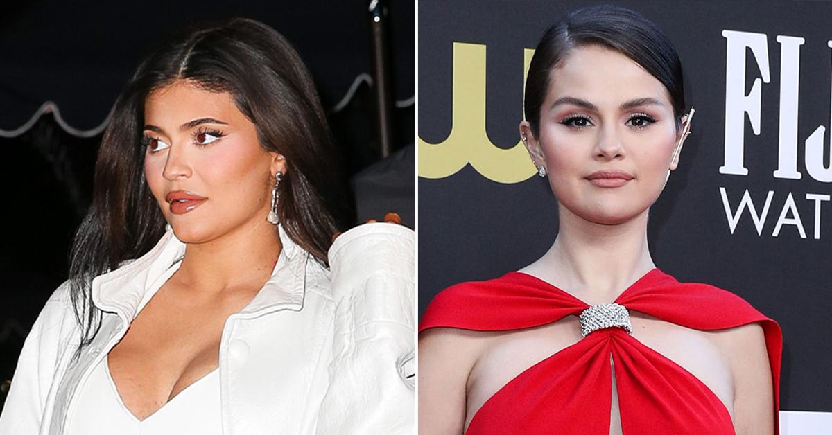 is kylie jenner throwing shade at selena gomez pp