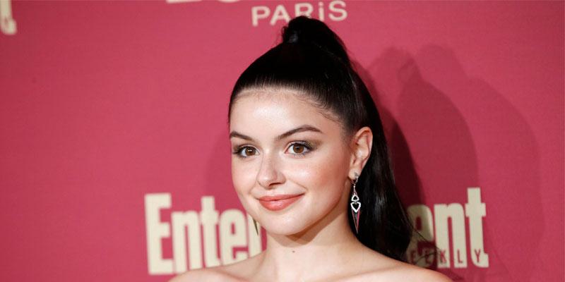 Ariel Winter Straddles Giant Piece Of Garlic