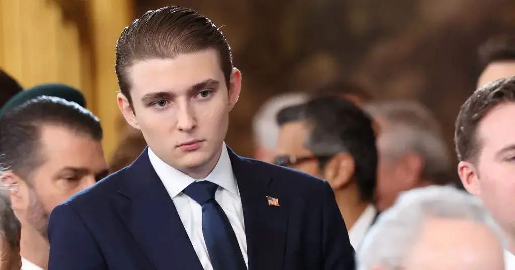 Barron Trump Lives an 'Apolitical' Lifestyle With His New Mystery Girlfriend From College: Source