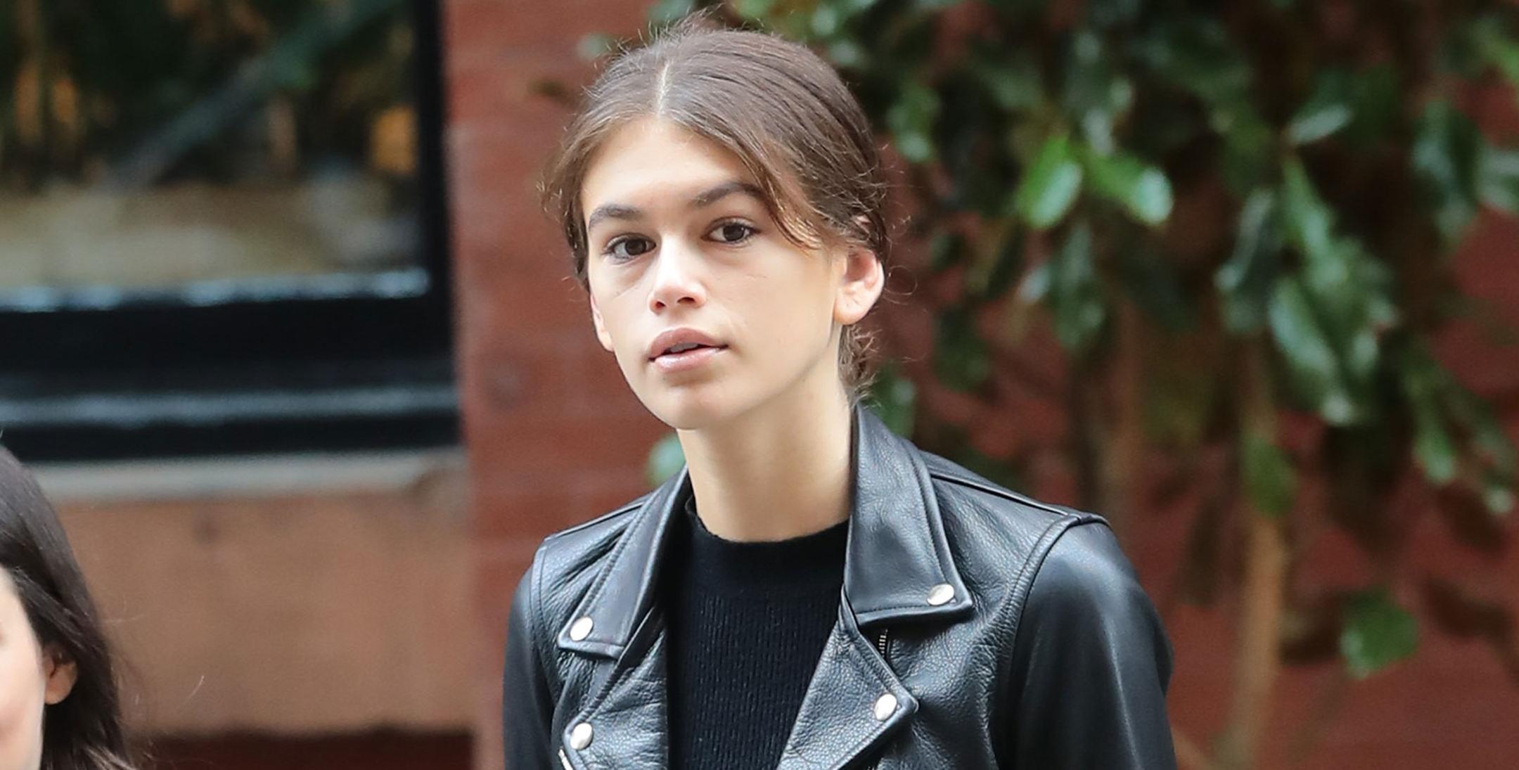 Kaia Gerber Spotted At New York Fashion Week Looking Exhausted