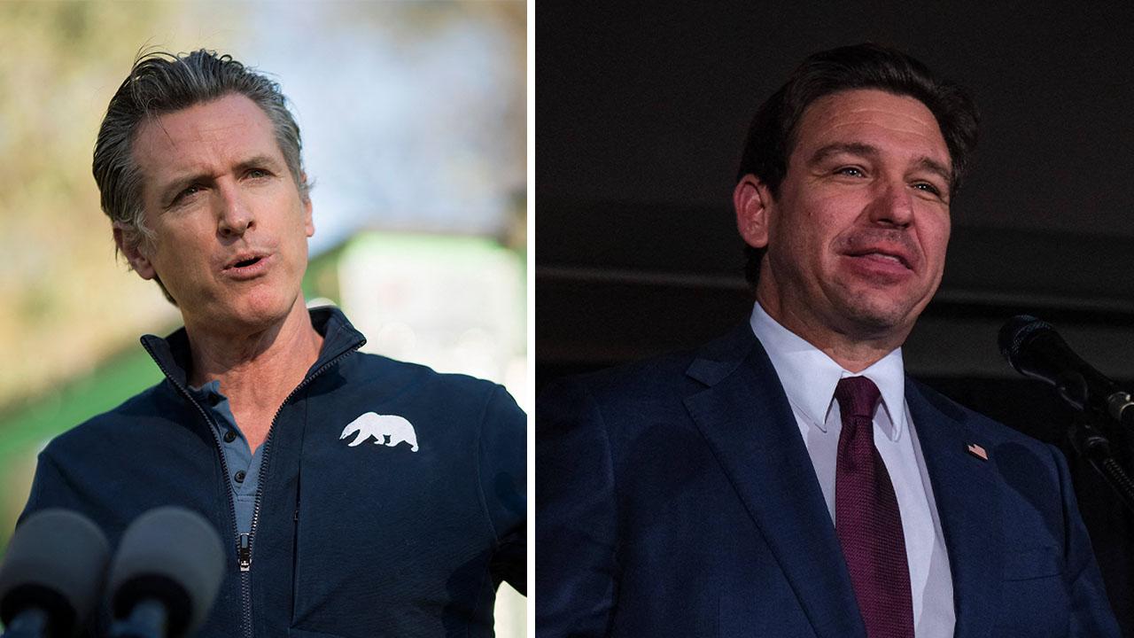 Gavin Newsom,Ron DeSantis