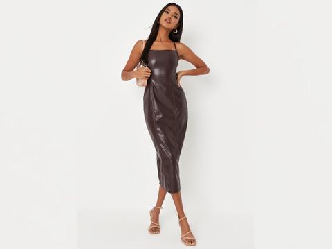 missguided kim kardashian fendi skims collab leather dress shop