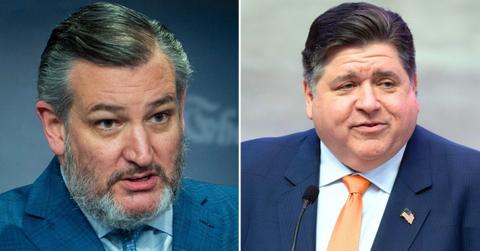 photo of Ted Cruz and J.B. Pritzker