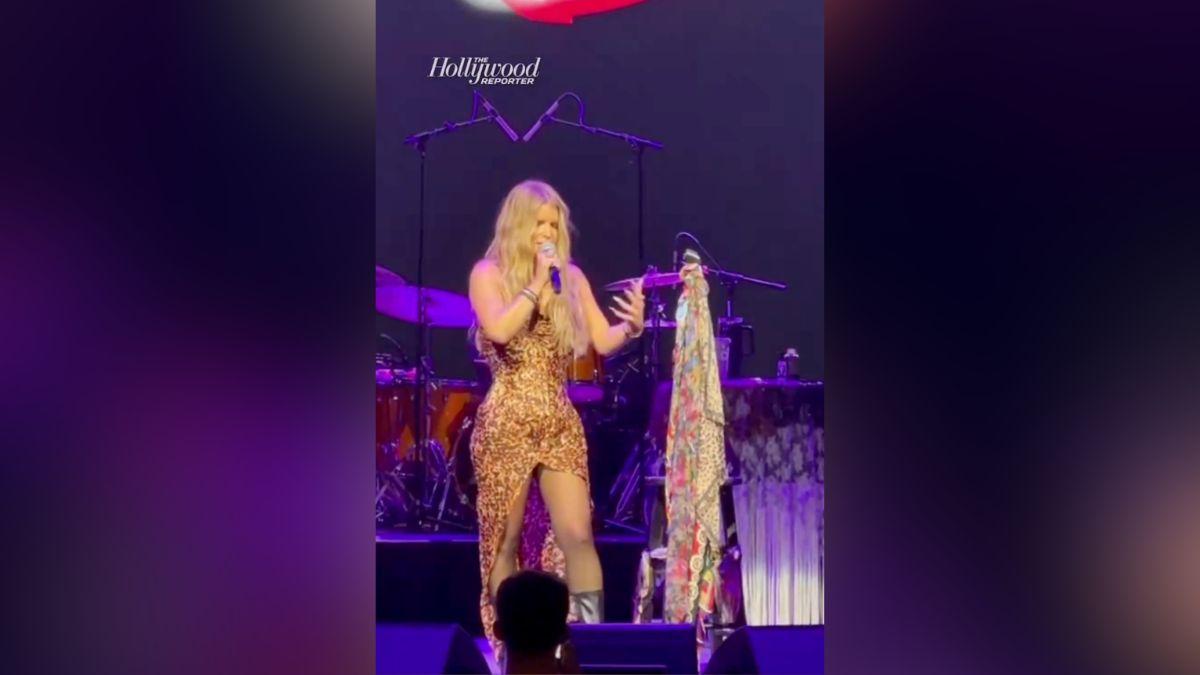Image of Jessica Simpson's music was hindered by her addiction.