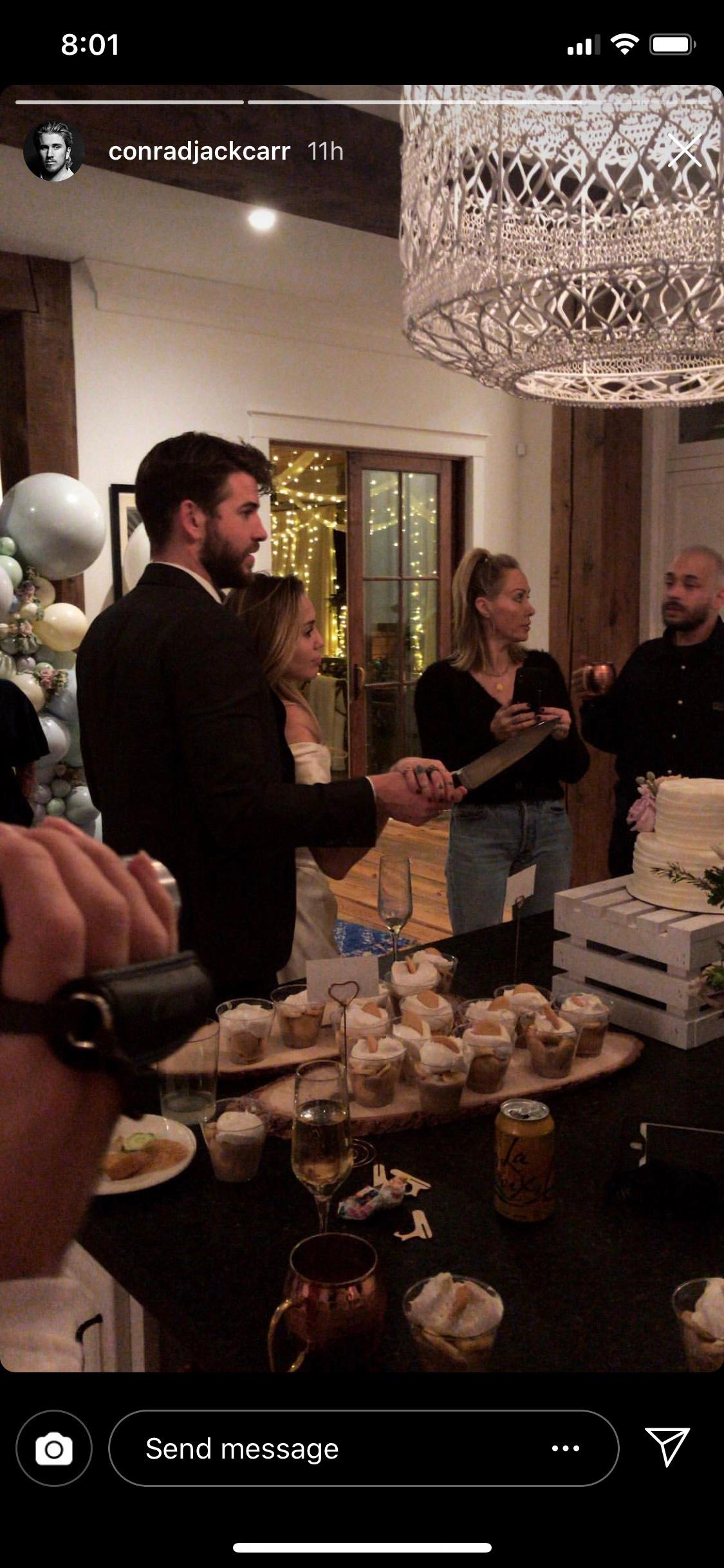 Miley Liam Wedding 1