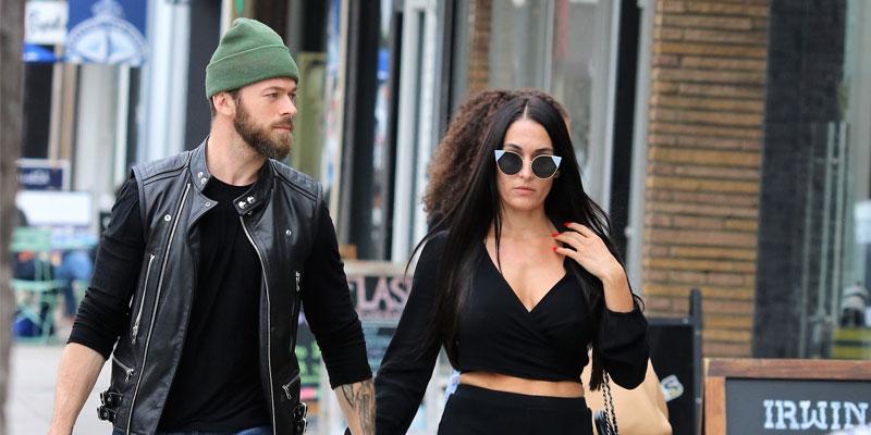 Nikki Bella, Artem Chigvintsev Flaunt PDA in Red Carpet Debut: Pics