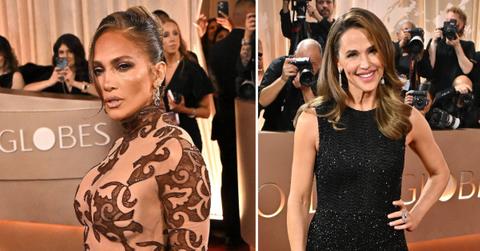 Split photo of Jennifer Lopez and Jennifer Garner