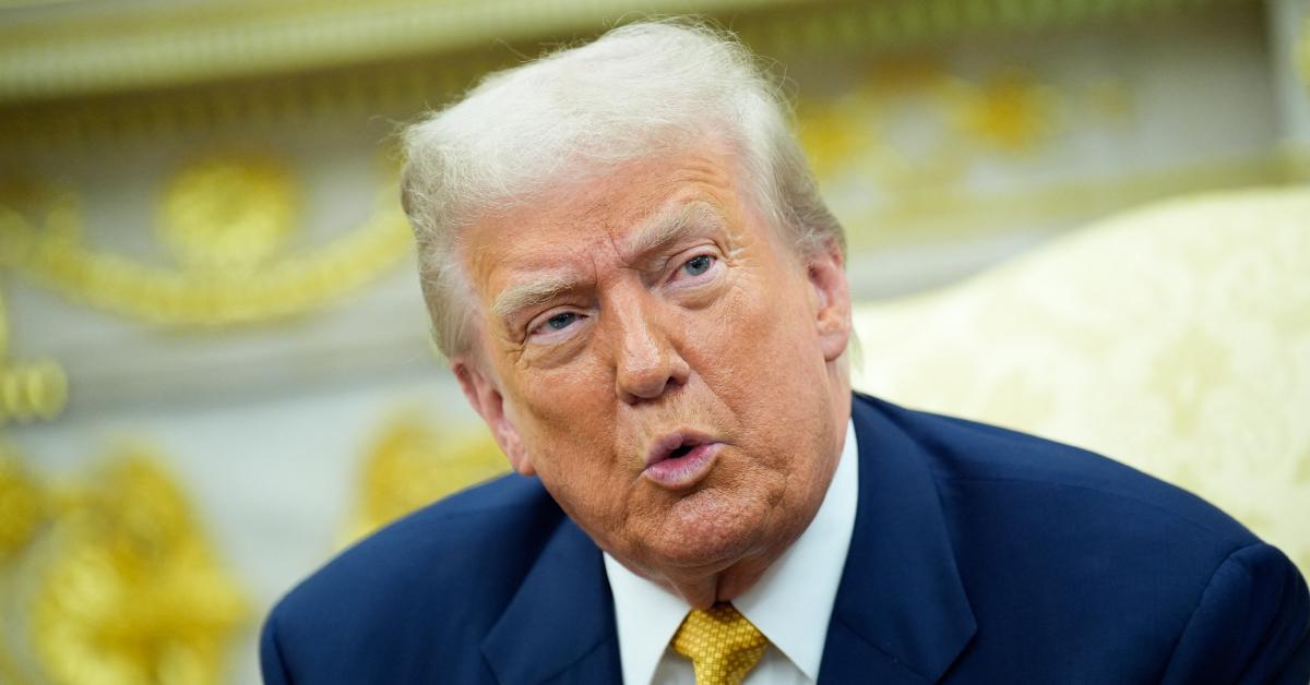 Image of Donald Trump is in the midst of controversy involving the Epstein files.