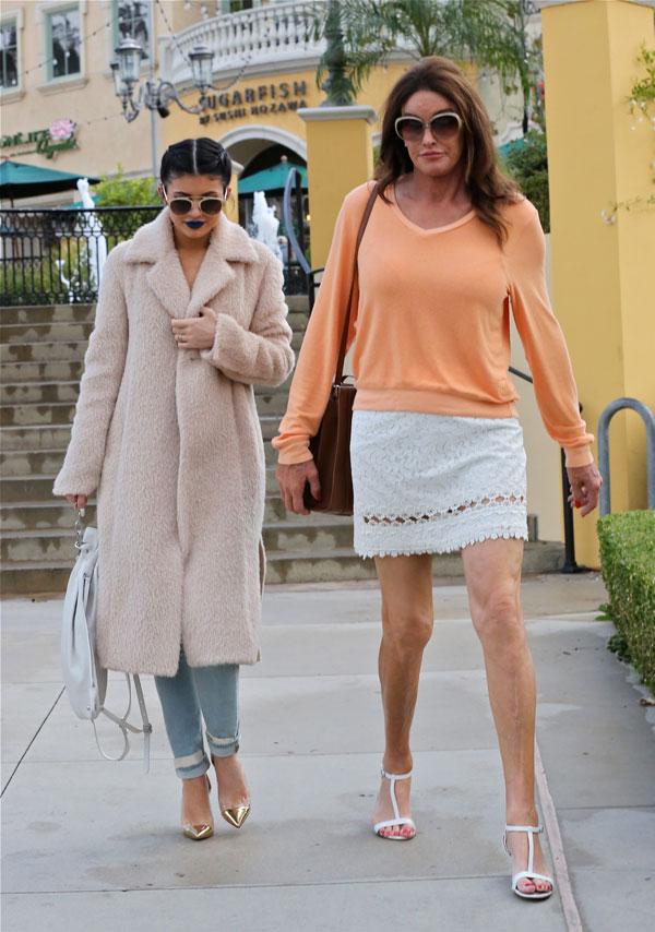 Caitlyn jenner kylie jenner dress lunch date 03