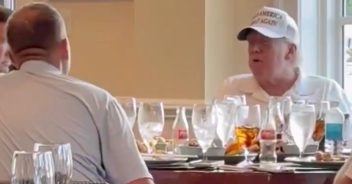 Image of Donald Trump was called out over his choice in drink amid health concerns.