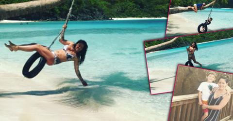 Jenelle evans bikini body weight loss after baby h