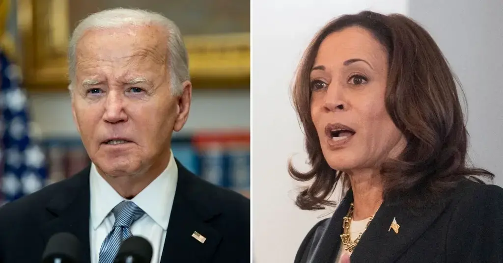 Composite photo of Joe Biden and Kamala Harris