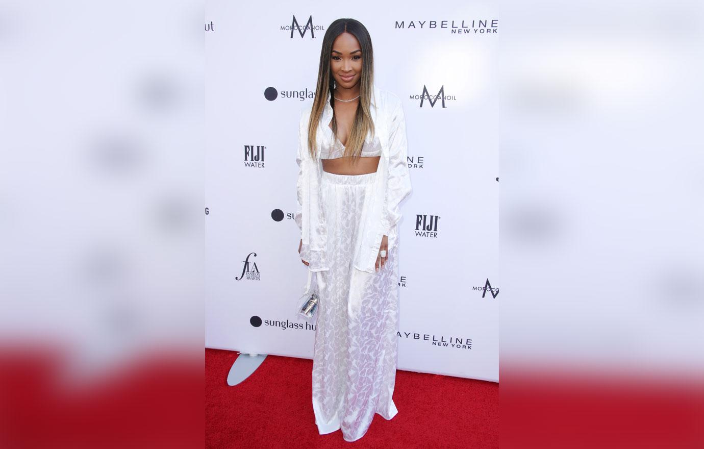 Malika Haqq On Red Carpet Cassie Baby Shower