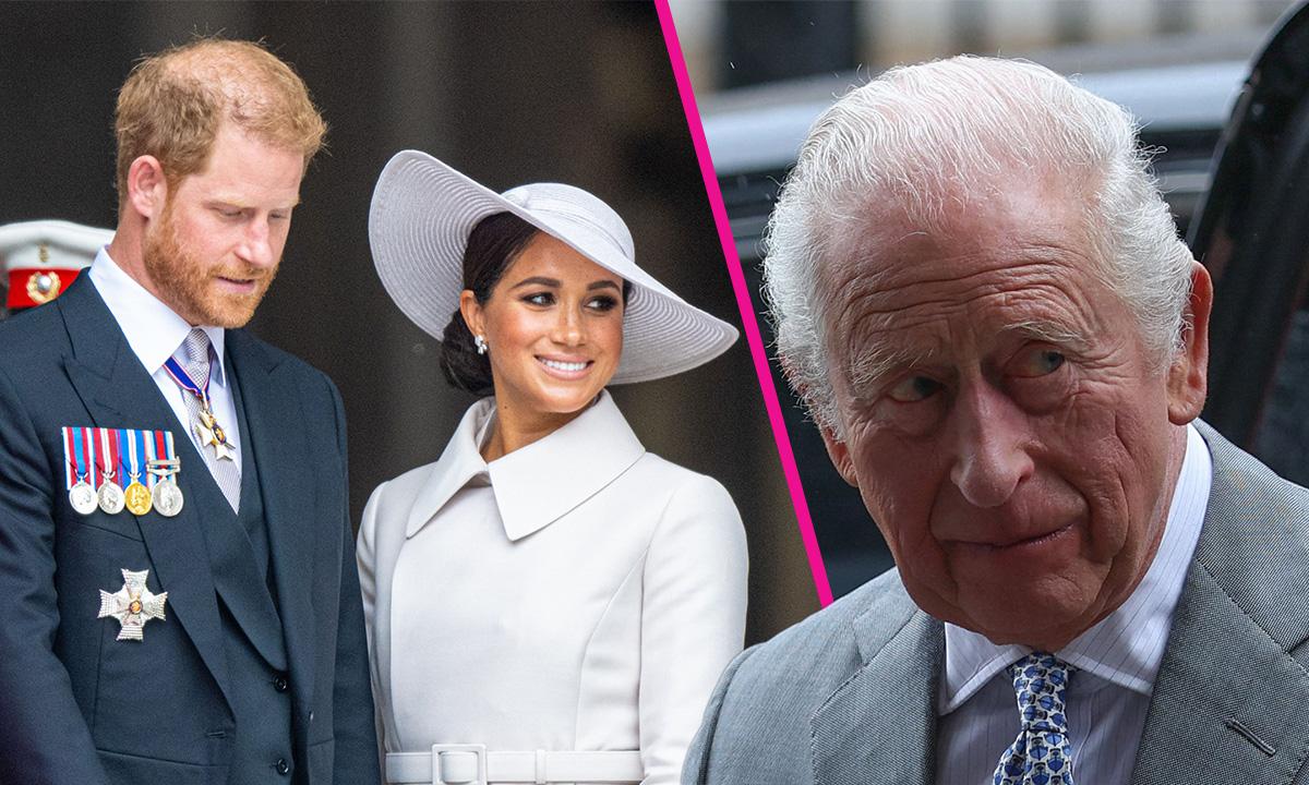 King Charles,Harry and Meghan Markle