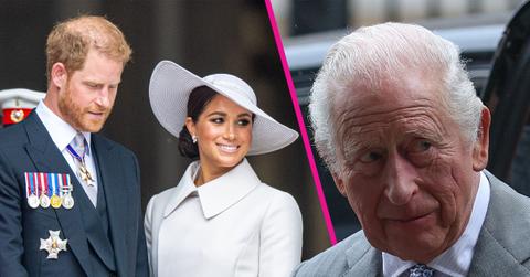 King Charles,Harry and Meghan Markle