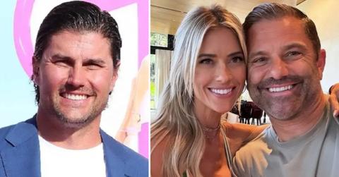 Photo of Josh Hall; picture of Christina Haack and Christopher Larocca.