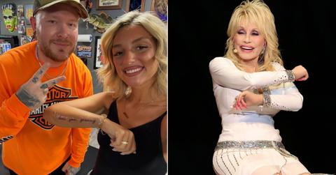Image of Justin Harless, Lainey Parton, and Dolly Parton