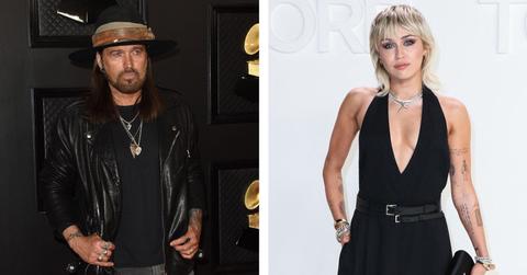Composite photo of Billy Ray Cyrus and Miley Cyrus.