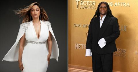 Split photo of Tyra Banks and Law Roach