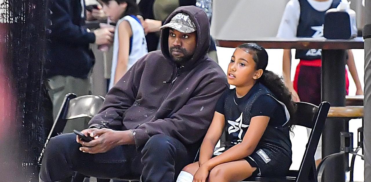 Kanye West Spends Time With North After Settling Divorce With Kim